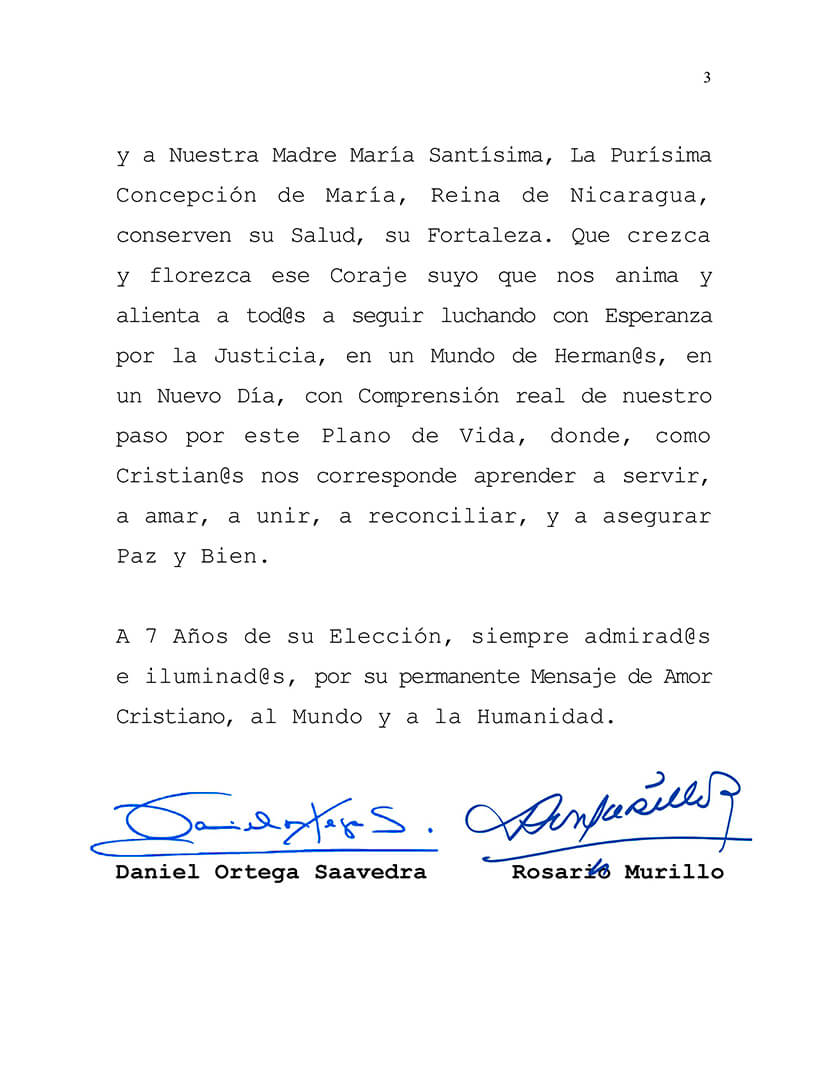 mensaje-nicaragua-papa-francisco-